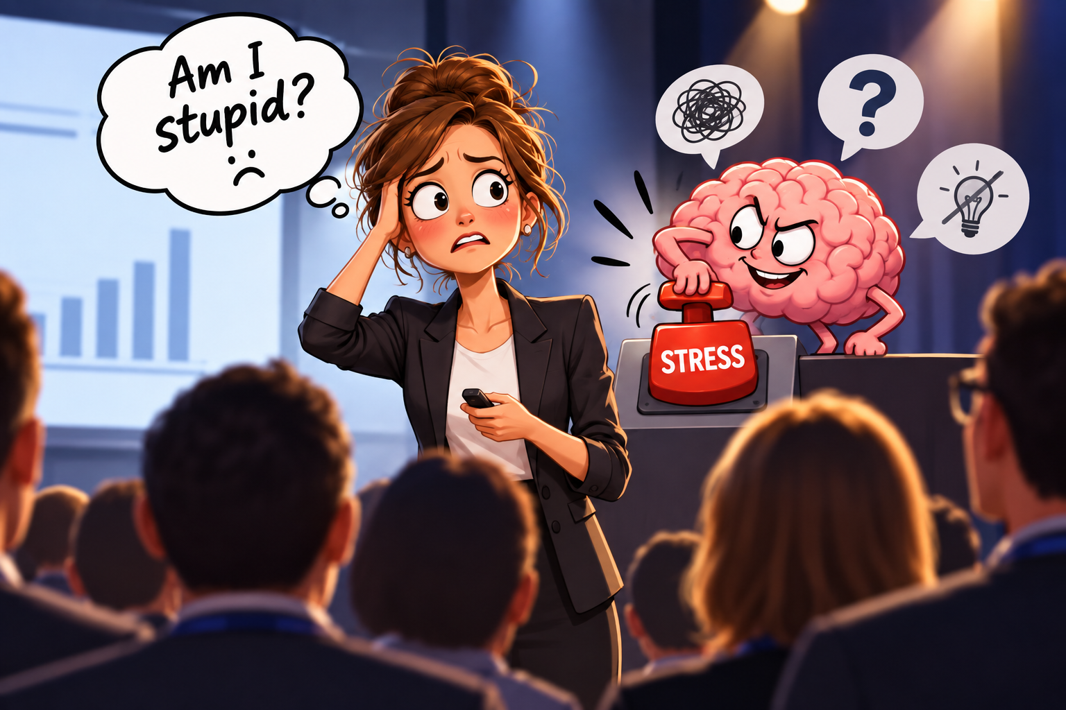„Jsem blbá.“ Neurověda, NeuroCoaching a zvládání stresu při prezentování